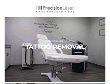 Tablet Screenshot of precisionlasertr.com